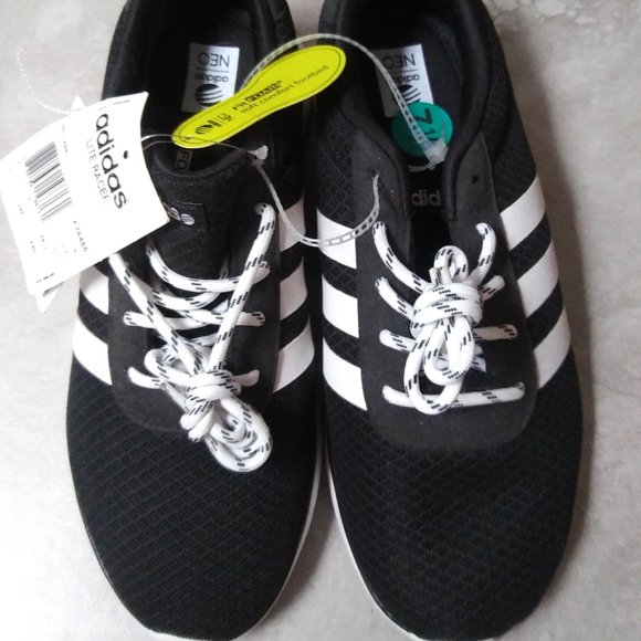 Adidas Neo Lite Racer CLOUDFOAM Running Shoes 7.5 - Picture 3 of 7